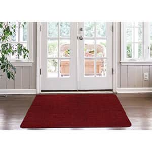 Ottomanson LIFE SAVER Collection Non-slip Indoor/Outdoor Solid Ribbed Design Area Rug, 3'X5', Red for $52 Ottomanson LIFE SAVER Collection Non-slip Indoor/Outdoor Solid Ribbed Design Area Rug, 3'X5', Red for $52