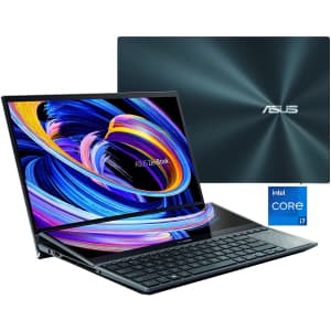 ASUS ZenBook Pro Duo 15 12th-Gen. i7 15.6" OLED Laptop w/ NVIDIA GeForce RTX 3060 for $2,300