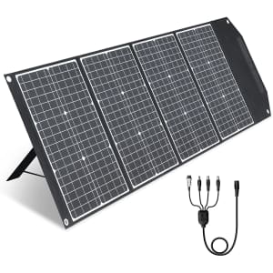 Paxcess 120W Portable Solar Panel for $150