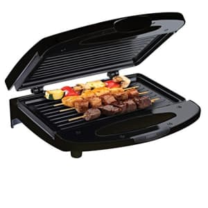 Chefman Electric Contact Grill Griddle, Indoor Dual Closed Sandwich Maker with Nonstick Plates & for $18 Chefman Electric Contact Grill Griddle, Indoor Dual Closed Sandwich Maker with Nonstick Plates & for $18