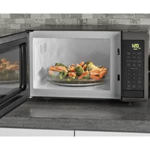 GE Appliances JES1095BMTS GE 0.9 Cu. Ft. Capacity Countertop Microwave Oven, Black Stainless Steel for $164