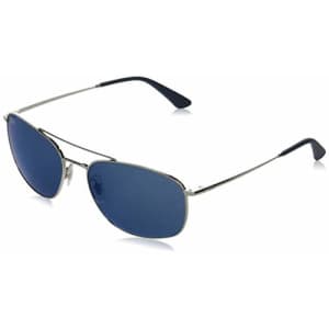 Ray-Ban Unisex-Adult RB3654 Metal Sunglasses, Silver/Blue Mirror Blue, 60 mm for $186 Ray-Ban Unisex-Adult RB3654 Metal Sunglasses, Silver/Blue Mirror Blue, 60 mm for $186
