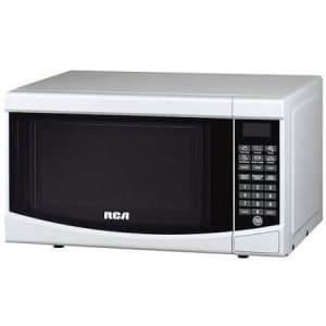 RCA 0.7 Cu. Ft. Microwave Oven (White) for $80