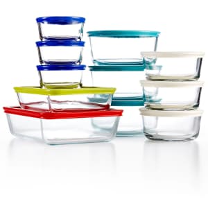 Pyrex 22-Piece Food Storage Container Set for $25 Pyrex 22-Piece Food Storage Container Set for $25