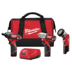 Milwaukee M12 Cordless 3-Tool Combo Kit for $270