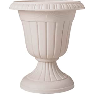 Arcadia Garden Products Plastic Traditional Urn Planter for $30