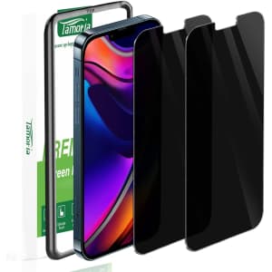 Tamoria Privacy Screen Protector 2-Pack for iPhone 13/13 Pro for $6 Tamoria Privacy Screen Protector 2-Pack for iPhone 13/13 Pro for $6