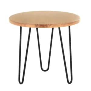 StyleWell Banyan Round End Table with Hairpin Legs for $39 StyleWell Banyan Round End Table with Hairpin Legs for $39