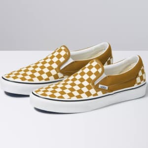 Van's Unisex Checkerboard Classic Slip-On Shoes for $30 Van's Unisex Checkerboard Classic Slip-On Shoes for $30