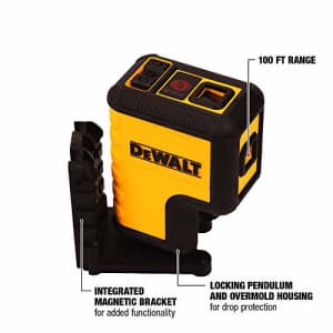 DEWALT DW08302 Red 3 Spot Laser Level for $98 DEWALT DW08302 Red 3 Spot Laser Level for $98