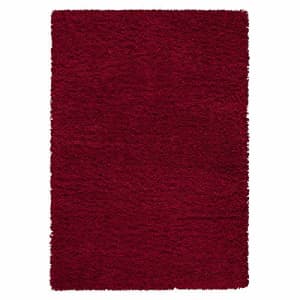 Ottomanson Collection shag area rug, 3'3" x 4'7", Red for $33