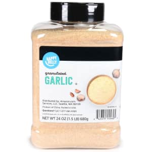 Happy Belly Granulated Garlic 24-Oz. Container for $8.07 via Sub & Save