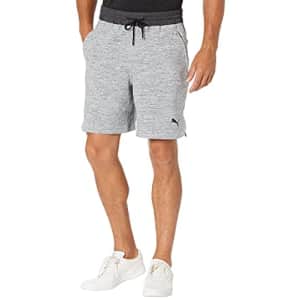 PUMA Men's Train Cloudspun 8" Shorts, Medium Gray Heather, XL for $45