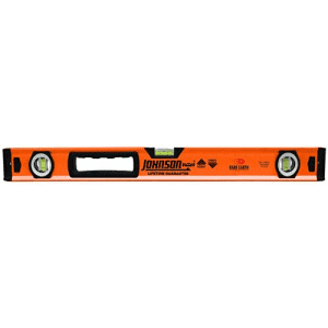 Johnson Level & Tool 1721-2400 24" Magnetic Aluminum Box Level, Orange for $30