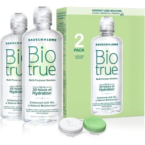 Bausch & Lomb Biotrue Contact Lens Solution 10-oz. Bottle 2-Pack for $9.59 via Sub & Save