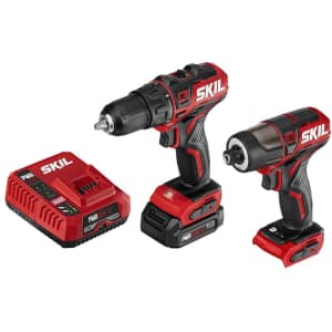 Skil PWRCORE 12 Power Drill and Impact Driver Combo for $120