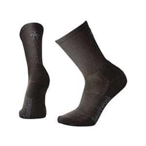 Smartwool Men's Hike Crew Ultra Light Merino Wool Socks, Chestnut, Small for $17