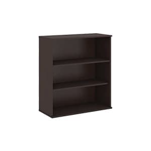 Bush Furniture Bush Business Furniture Easy Office 48H 3 Shelf Bookcase in Mocha Cherry for $173 Bush Furniture Bush Business Furniture Easy Office 48H 3 Shelf Bookcase in Mocha Cherry for $173