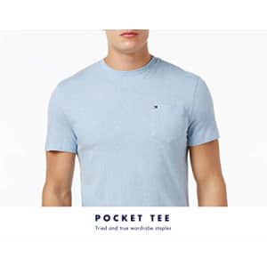 Tommy Hilfiger Men's Short Sleeve Crewneck T Shirt with Pocket, Navy Blazer, Medium for $15 Tommy Hilfiger Men's Short Sleeve Crewneck T Shirt with Pocket, Navy Blazer, Medium for $15
