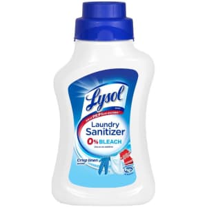 Lysol Laundry Sanitizer Additive 41-oz. Bottle for $6 Lysol Laundry Sanitizer Additive 41-oz. Bottle for $6