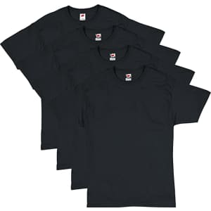 Hanes Men's Essentials Short Sleeve T-Shirt 4-Pack (S and M sizes) for $8 Hanes Men's Essentials Short Sleeve T-Shirt 4-Pack (S and M sizes) for $8