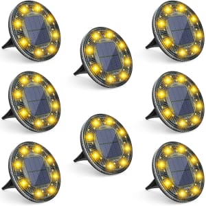 Loftek Solar Ground Pathway Lights 8-Pack for $24 Loftek Solar Ground Pathway Lights 8-Pack for $24