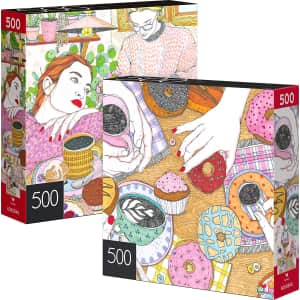 SpinMaster 500-Piece Jigsaw Puzzle 2-Pack for $6 SpinMaster 500-Piece Jigsaw Puzzle 2-Pack for $6