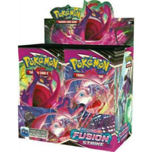Pokemon Sword & Shield Fusion Strike Booster Box for $114 Pokemon Sword & Shield Fusion Strike Booster Box for $114