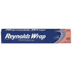 Reynolds Wrap Aluminum Foil 225-Sq. Ft. Roll for $10 Reynolds Wrap Aluminum Foil 225-Sq. Ft. Roll for $10