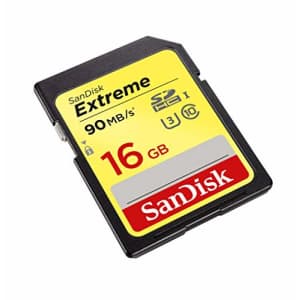 SanDisk 16GB Extreme SDHC UHS-I Memory Card - 90MB/s, C10, U3, V30, 4K UHD, SD Card - for $20