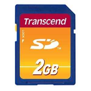 Transcend 2 GB SD Flash Memory Card (TS2GSDC) for $39 Transcend 2 GB SD Flash Memory Card (TS2GSDC) for $39