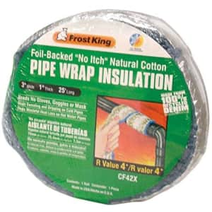 Frost King 25-Foot Pipe Wrap Insulation for $17