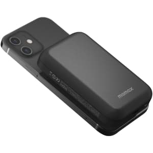 Momax Magnetic Wireless Portable Charger for iPhone 12/13 for $29