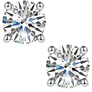 Jansme 1-TCW Moissanite Stud Earrings for $30 Jansme 1-TCW Moissanite Stud Earrings for $30