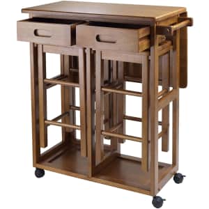 Winsome Wood Suzanne 3-Piece Space Saver Dining Set for $165