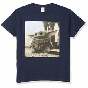 STAR WARS Men's T-Shirt, Navy, Medium for $13