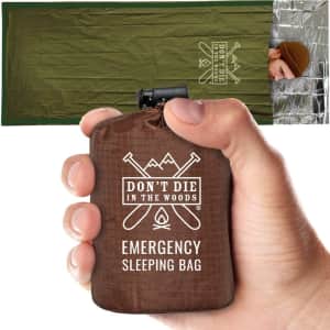 Don't Die In The Woods Survival Bivy for $20 Don't Die In The Woods Survival Bivy for $20