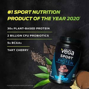 Vega Sport Premium Protein Powder, Chocolate, Plant Based Protein Powder Post Workout - Certified for $34