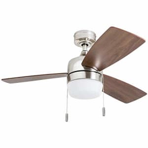 Honeywell 50616-01 Barcadero Ceiling Fan 44" Compact Contemporary, Integrated LED Light, Chocolate for $89