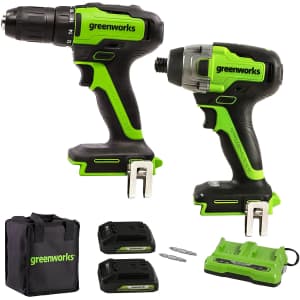 Greenworks 24V Brushless Power Tools Combo Kit w/ 2 Batteries for $220 Greenworks 24V Brushless Power Tools Combo Kit w/ 2 Batteries for $220