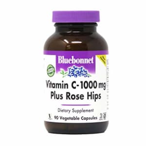 Bluebonnet Nutrition Vitamin C-1000 mg Plus Rose Hips Vegetable Capules, for Immune Health, for for $13