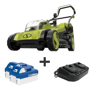 Sun Joe 48V iON+ Cordless 17" Lawn Mower Kit for $180 Sun Joe 48V iON+ Cordless 17" Lawn Mower Kit for $180