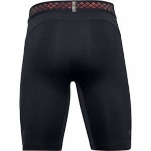 Under Armour Men's HeatGear RUSH 2.0 Compression Shorts, Black (001)/Reflective, Small for $43