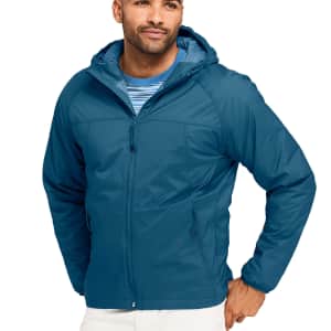 Lands' End Men's Stretch Packable Primaloft Insulated Hooded Jacket for $30 Lands' End Men's Stretch Packable Primaloft Insulated Hooded Jacket for $30
