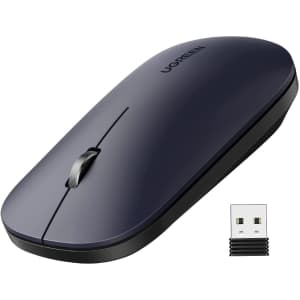 Ugreen 2.4GHz Silent Slim Wireless Mouse for $10