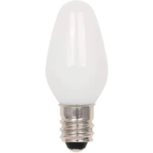 Westinghouse Lighting 0.5W C7 Frosted LED Light Bulb 2-Pack for $3