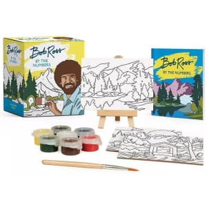 Bob Ross by the Numbers Mini Art Set for $5