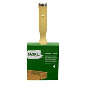 Linzer 3550 Project Select Premium Stain'N Paint Brush, 4 in Width, 4-Inch Stain, Polyester and for $14 Linzer 3550 Project Select Premium Stain'N Paint Brush, 4 in Width, 4-Inch Stain, Polyester and for $14