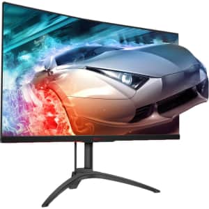 AOC Agon AG323QCX2 31.5" 16:9 QHD 144Hz Curved VA WLED Gaming Monitor for $200