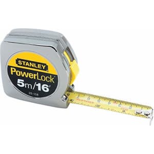 STANLEY PowerLock Tape Measure, 16-Foot (33-158) for $27